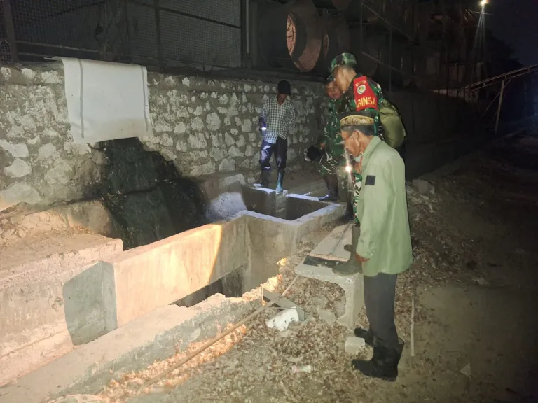 Patroli Malam Subsektor 1 Citarum Harum Cek IPAL PT QL Agrofood Haurwangi