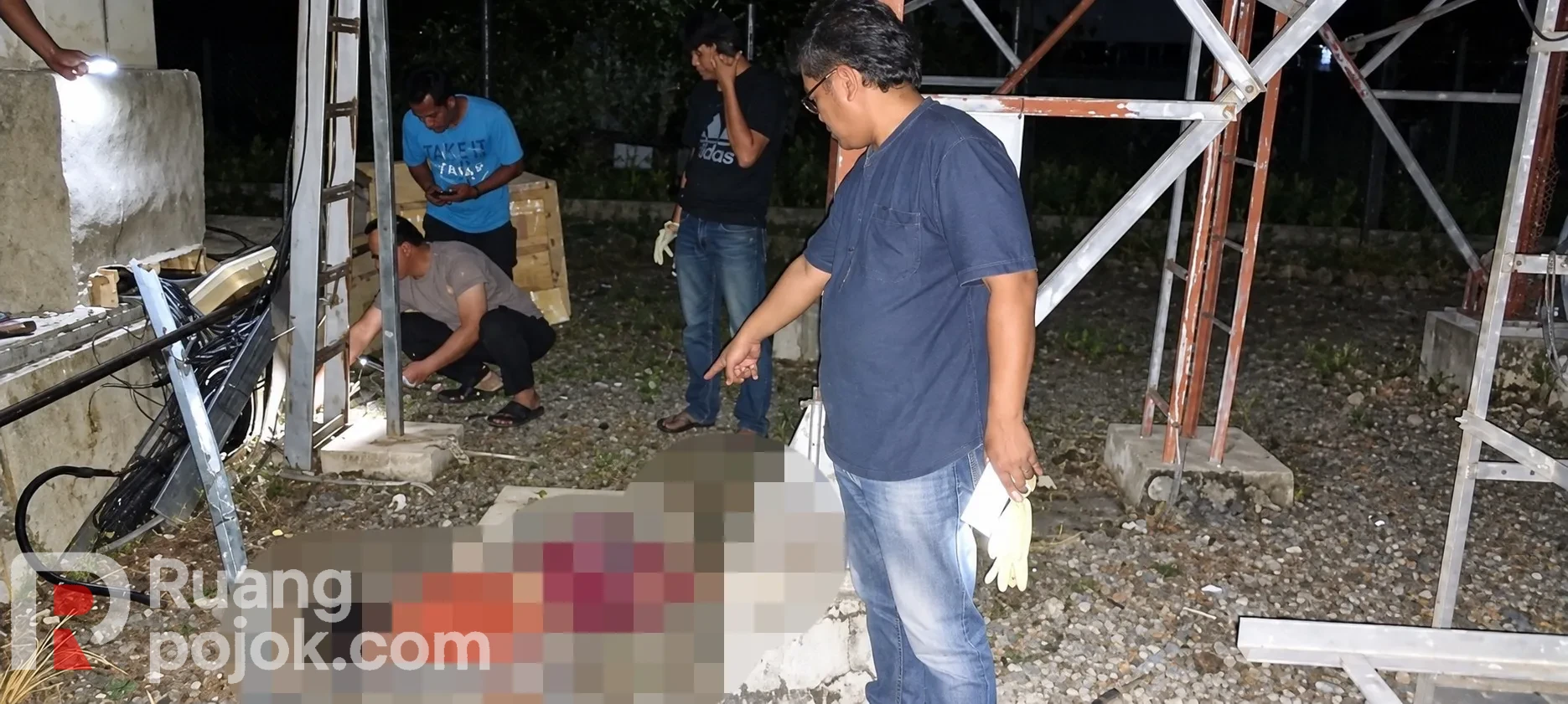Pemuda Desa Ciherang Diduga Bunuh Diri, Ditemukan Meninggal di Area Tower BTS