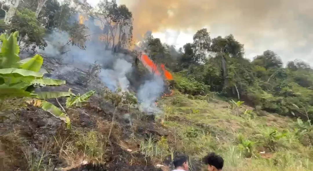 Karhutla Pagelaran Cianjur Berhasil Dikendalikan, Camat: Kini Tahap Pendinginan