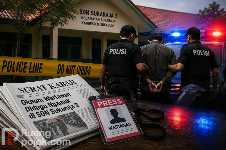 Oknum Wartawan Diduga Ngamuk di SDN Sukaraja 2, Jalani Test Urine Positif Narkoba