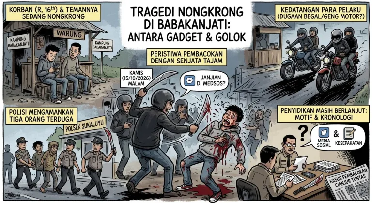 Pelajar SMK di Sukaluyu Luka Serius Dibacok, Polisi Dalami Motif