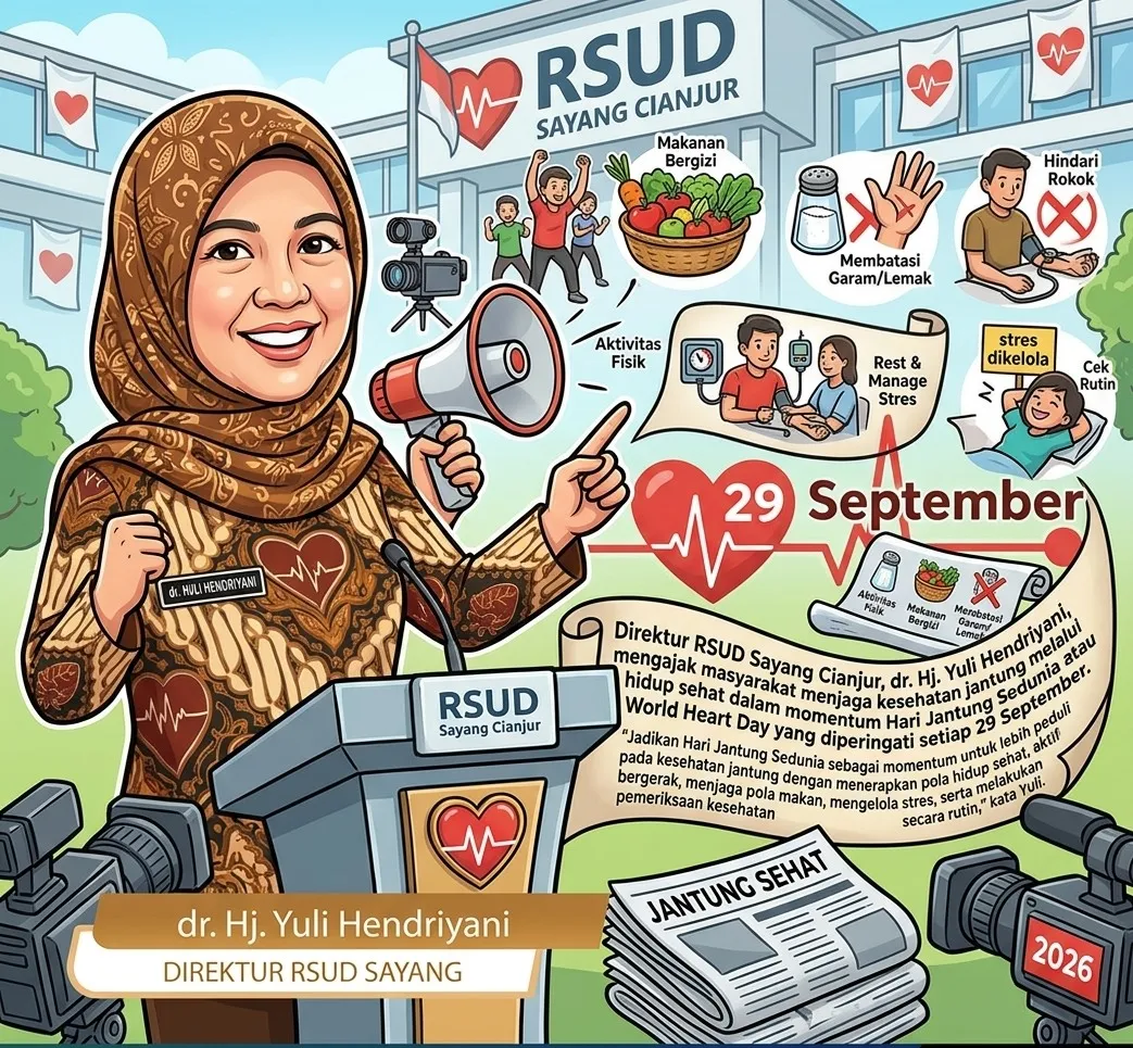 Hari Jantung Sedunia 2026, Direktur RSUD Sayang Cianjur Ajak Masyarakat Terapkan Pola Hidup Sehat