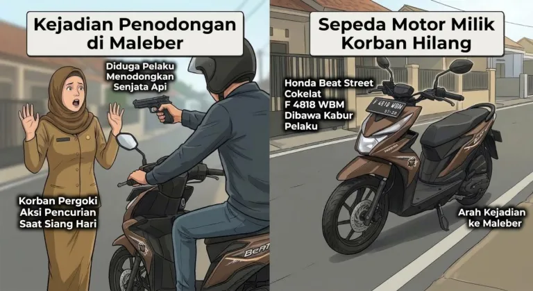 Guru SMP di Cianjur Dibegal Siang Bolong, Pelaku Todongkan Senjata Api