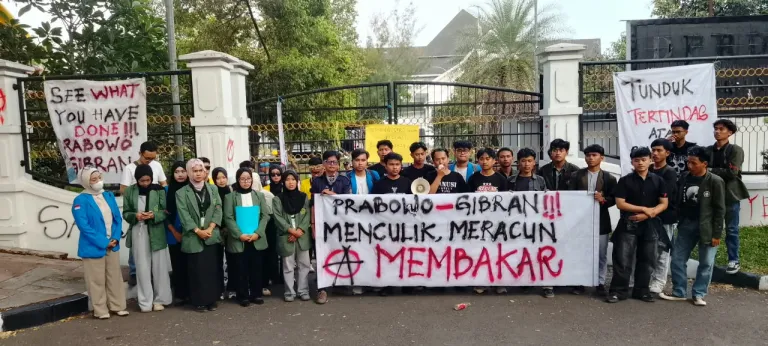 BEM Cianjur Layangkan Enam Tuntutan, Kecewa Tak Ditemui Pimpinan DPRD