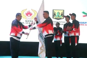 Bupati Sukabumi Lepas Atlet Porprov 2026, Targetkan 10 Besar