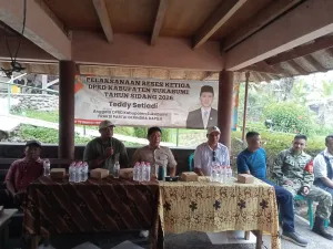 Reses di Cicurug, Teddy Setiadi Tampung Aspirasi Jalan Lingkungan dan Air Bersih
