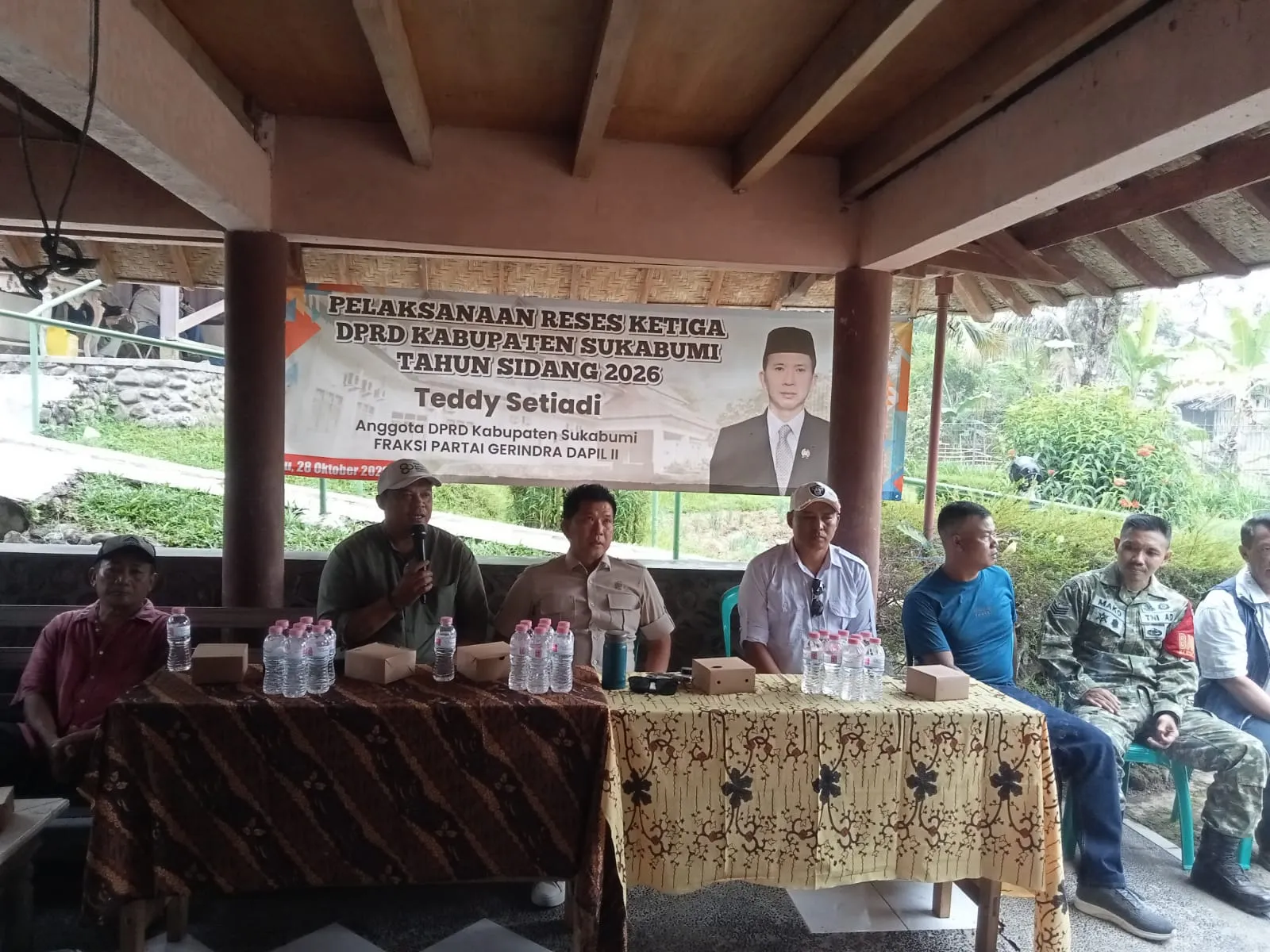 Reses di Cicurug, Teddy Setiadi Tampung Aspirasi Jalan Lingkungan dan Air Bersih