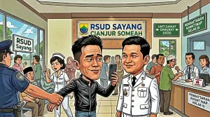 Soroti Berobat Gratis KDM Sambil Ngonten, Aktivis Cianjur Selatan Terlibat Kegaduhan di RSUD Sayang