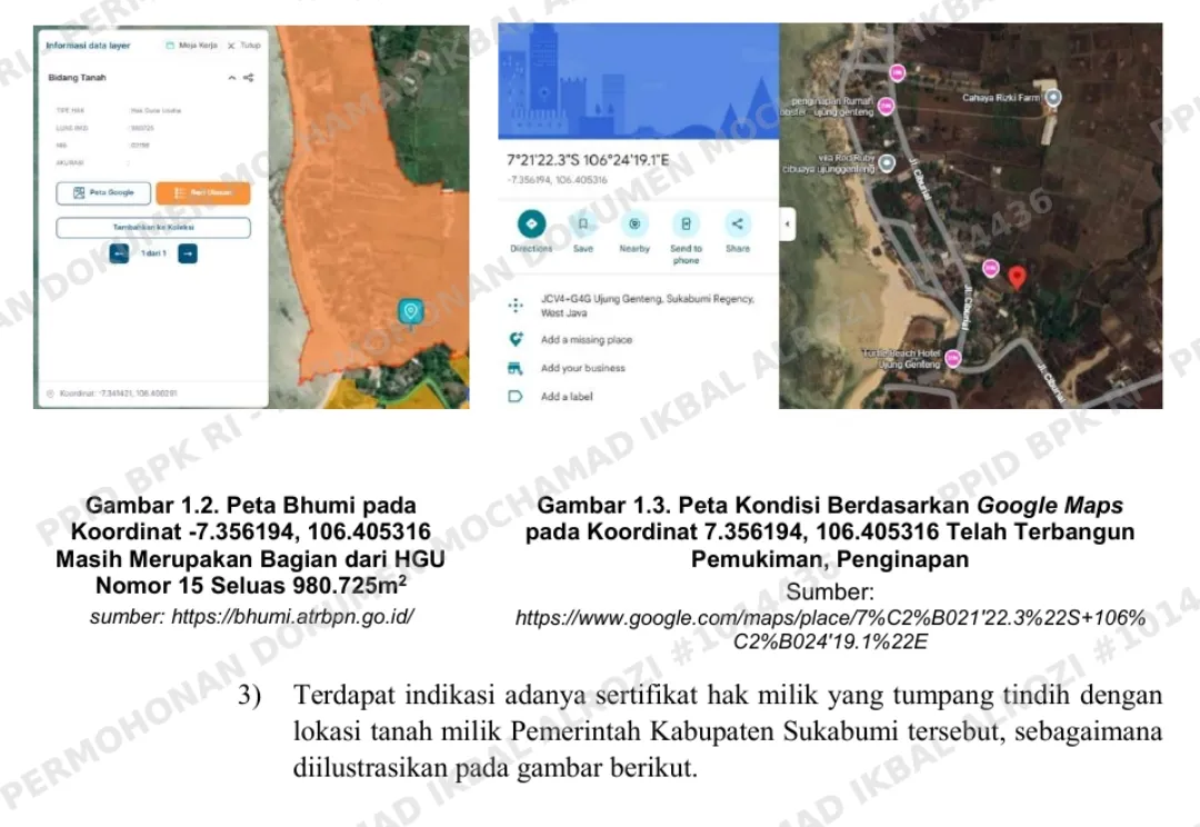Jadi Temuan BPK, Tanah Blok Cibuaya Milik Pemkab Sukabumi Tak Bersertifikat dan Terindikasi Dikuasai Pihak Lain