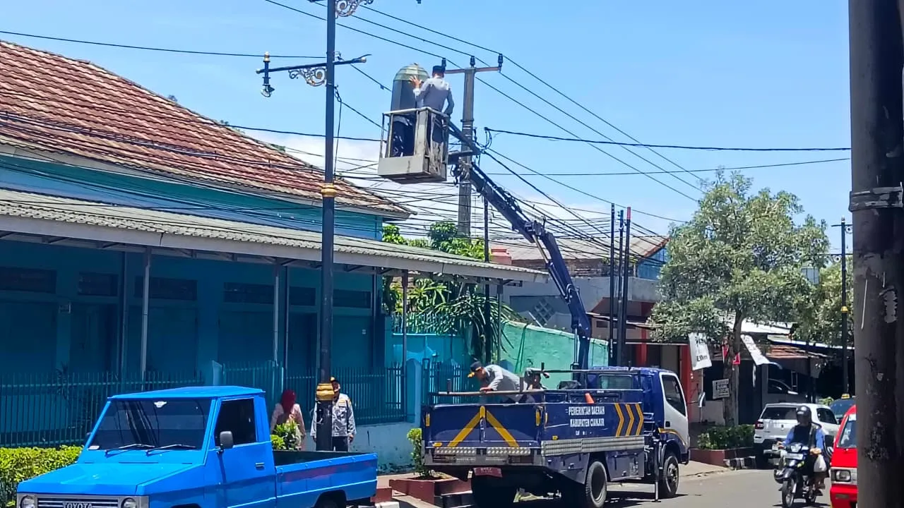 Dishub Cianjur Perbaiki 700 Titik PJU, Target 1.000 Titik hingga Akhir 2026