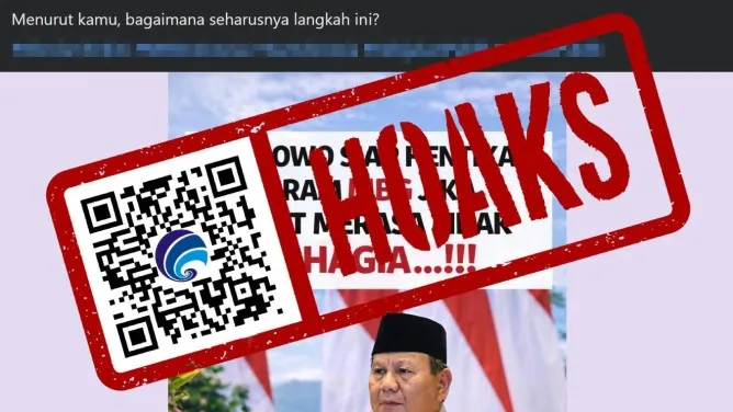 Hoaks! Prabowo Disebut Siap Hentikan Program MBG jika Rakyat Tak Bahagia